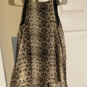 Snake skin boutique romper